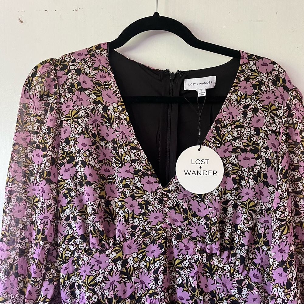 Lost and Wander floral print dress